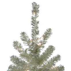 9' Pre-Lit Metallic Platinum Artificial Tinsel Christmas Tree - Clear Lights 12 9' Pre-Lit Metallic Platinum Artificial Tinsel Christmas Tree - Clear Lights -Beauty Wreaths Shop northlight v27312 3 93068.1682519900