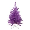 3' Metallic Purple Tinsel Artificial Christmas Tree - Unlit -Beauty Wreaths Shop northlight v27321 42301.1667573621
