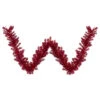 9' X 12" Metallic Red Tinsel Artificial Christmas Garland, Unlit -Beauty Wreaths Shop northlight v27358 04184.1684942200