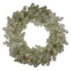 Pre-Lit Metallic Silver And Champagne Artificial Tinsel Christmas Wreath, 24 Inch, Clear Lights -Beauty Wreaths Shop northlight v27374 54648.1678904879