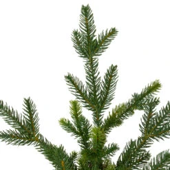 6' Potted Noble Pine Slim Artificial Christmas Tree - Unlit -Beauty Wreaths Shop northlight v27377 2 54808.1667656737