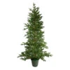 6' Noble Pine Slim Artificial Christmas Tree In Terracotta Pot - Unlit -Beauty Wreaths Shop northlight v27377 25067.1680014812