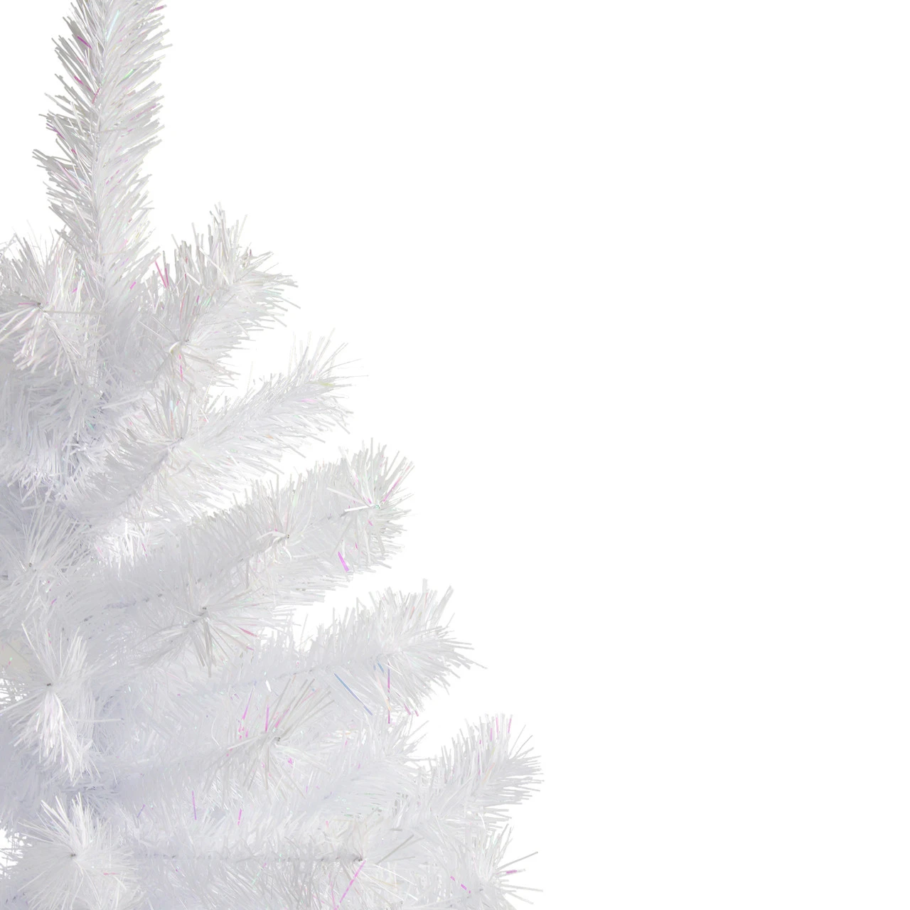 3' Icy White Iridescent Spruce Artificial Christmas Tree - Unlit 4 3' Icy White Iridescent Spruce Artificial Christmas Tree - Unlit - Image 2