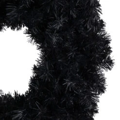 24" Black Colorado Spruce Artificial Halloween Wreath, 24-Inch, Unlit -Beauty Wreaths Shop northlight v87067 2update 02158.1677570789
