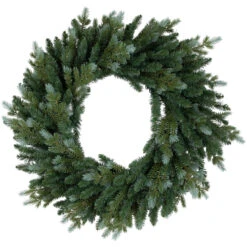 Blue Spruce Artificial Christmas Wreath, 24-Inch, Unlit