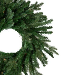 Pre-Lit Grande Spruce Artificial Christmas Wreath, 24-Inch, Clear Lights -Beauty Wreaths Shop northlight v94173 2new 89082.1674058072