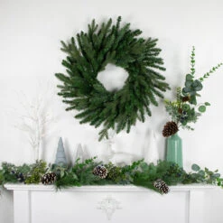 Grande Spruce Artificial Christmas Wreath, 24-Inch, Unlit -Beauty Wreaths Shop northlight v94177 styled 09111.1681829479