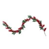 5' X 3.25" Red Berries With Leaves Artificial Christmas Garland, Unlit -Beauty Wreaths Shop northlight vm02194 62144.1667530659