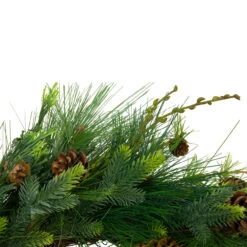 28" Long Needle And Pine Cones Artificial Christmas Wreath - Unlit -Beauty Wreaths Shop northlight vm26526 2 33505.1667491063