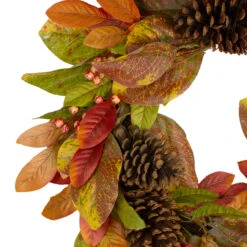 Leaves And Berries Twig Artificial Thanksgiving Wreath - 26-Inch, Unlit -Beauty Wreaths Shop northlight vm26528 1updated 75919.1667655229