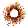Berries And Apples Foliage Twig Artificial Thanksgiving Wreath - 18-Inch, Unlit -Beauty Wreaths Shop northlight vm26538 37144.1667529974