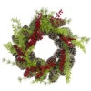 Frosted Pine Cones And Berries Artificial Christmas Wreath - 18-Inch, Unlit -Beauty Wreaths Shop northlight vm26540 39637.1667578027