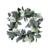 Iced Hydrangeas, Blueberries, And Foliage Artificial Christmas Wreath - 26 Inch, Unlit -Beauty Wreaths Shop northlight vm26545 86099.1667572660