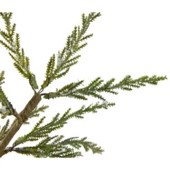 2' Potted Iced Cedar Pine Medium Artificial Christmas Tree - Unlit -Beauty Wreaths Shop northlight vm26566 3 20446.1667572677