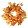 Autumn Leaves, Pumpkins And Berries Artificial Thanksgiving Wreath, 22-Inch, Unlit -Beauty Wreaths Shop northlight vm37827 38087.1677276920