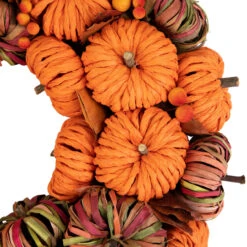Pumpkin Artificial Fall Harvest Wreath, 15 Inch Unlit 11 Pumpkin Artificial Fall Harvest Wreath, 15 Inch Unlit -Beauty Wreaths Shop northlight vm37845 2 51209.1684450109