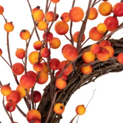 Orange Berries And Twig Artificial Fall Harvest Wreath 14- Inch, Unlit 13 Orange Berries And Twig Artificial Fall Harvest Wreath 14- Inch, Unlit -Beauty Wreaths Shop northlight vm37851 4 16054.1684449118