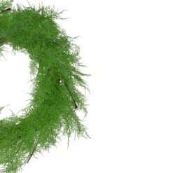 Brown And Green Cedar Christmas Wreath - 24-Inch, Unlit -Beauty Wreaths Shop northlight vm90073 1updated 41833.1667576304