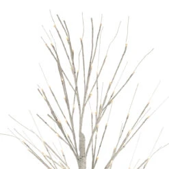 6' LED Lighted White Christmas Twig Tree - Warm White Lights -Beauty Wreaths Shop northlight xt92223 2 updated 40731.1667530347
