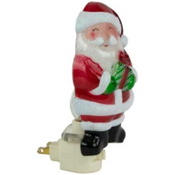 6.75" Santa With Gift Frosted Christmas Night Light 12 6.75" Santa With Gift Frosted Christmas Night Light -Beauty Wreaths Shop northlight y92487 2bnew 04404.1667554556