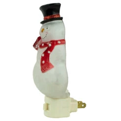 6.75" Snowman Wearing Red Scarf Christmas Night Light 12 6.75" Snowman Wearing Red Scarf Christmas Night Light -Beauty Wreaths Shop northlight y92488 3 81849.1667531697