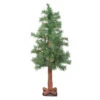 3' Pre-Lit Medium Woodland Alpine Artificial Christmas Tree - Clear Lights