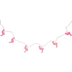 10ct Pink Flamingo Summer Patio String Light Set, 7.25ft White Wire -Beauty Wreaths Shop northlight ys18852 1 36409.1682686604