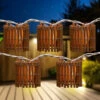 10-Count Brown Tropical Bamboo Outdoor Patio String Light Set, 7.25ft White Wire -Beauty Wreaths Shop northlight ys18863 1 64411.1667534167
