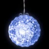 6" Clear LED Hanging Christmas Crystal Sphere Decor -Beauty Wreaths Shop northlight ys27569 98281.1667488274