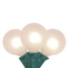 10-Count White Frosted G40 Globe Patio Lights, 9ft Green Wire -Beauty Wreaths Shop northlight ys27573 1 43782.1667655524