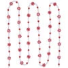 9' Red And White Peppermint Candy Beaded Christmas Garland, Unlit -Beauty Wreaths Shop northlight ys28298 01 50971.1686600462