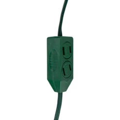 9ft Green Indoor Extension Power Cord With 9-Outlets And Foot Switch -Beauty Wreaths Shop northlight ys90553 sample 3 69750.1667655645