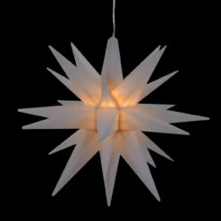 12" White LED Lighted Moravian Star Christmas Decoration 9 12" White LED Lighted Moravian Star Christmas Decoration -Beauty Wreaths Shop northlight ys92340 ys92341 onblack 57939.1667489140