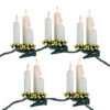 7ct Dripping Clip On Candle Cluster Christmas Lights, 6.5' Green Wire -Beauty Wreaths Shop northlight ys93822 1 70567.1667533786
