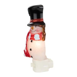 6.5" White And Red Snowman In Black Top Hat Christmas Night Light 10 6.5" White And Red Snowman In Black Top Hat Christmas Night Light -Beauty Wreaths Shop northlight ys93827 3 98558.1680153832