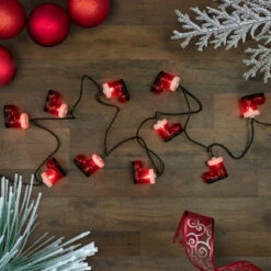 10-Count Santa's Boots Christmas Light Set, 7.5ft Green Wire -Beauty Wreaths Shop northlight ys93840 styled 65974.1679691641