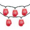 10 Count Red Snowflake Mitten Christmas Light Set, 7.5ft Green Wire 1 10 Count Red Snowflake Mitten Christmas Light Set, 7.5ft Green Wire -Beauty Wreaths Shop northlight ys93841 1 43526.1667534260