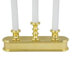 10" Pre-Lit LED White Lighted 3ct Candolier Christmas Candle Lamp -Beauty Wreaths Shop northlight ys93851 4 97026.1667536795