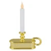 9.5" Pre-Lit LED White Lighted Christmas Candle Lamp With Gold Handle Base -Beauty Wreaths Shop northlight ys93852 1 71060.1678922405