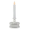 9.25" Pre-Lit LED White And Silver Lighted Christmas Candle Lamp -Beauty Wreaths Shop northlight ys93853 1 67761.1678980829