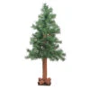 3' Pre-Lit Medium Woodland Alpine Artificial Christmas Tree - Multicolor Lights -Beauty Wreaths Shop northlight yt8336 83813.1667536339