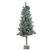 4' Lightly Flocked And Glittered Woodland Alpine Artificial Christmas Tree - Unlit -Beauty Wreaths Shop northlight yt8448 fk 71113.1677045446