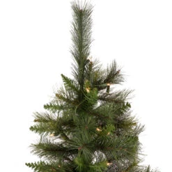 7.5' Pre-Lit Slim Canyon Pine Half Wall Artificial Christmas Tree - Clear Lights -Beauty Wreaths Shop northlight ytc346 gr 4 updated 71346.1667263641