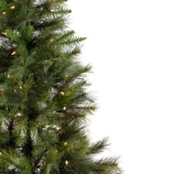 7.5' Pre-Lit Slim Canyon Pine Half Wall Artificial Christmas Tree - Clear Lights -Beauty Wreaths Shop northlight ytc346 gr 5 updated 85656.1667263642