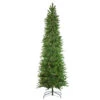 7.5' Pre-Lit Pencil Northwood Noble Fir Artificial Christmas Tree - Clear Lights -Beauty Wreaths Shop northlight z16026 58440.1677508719