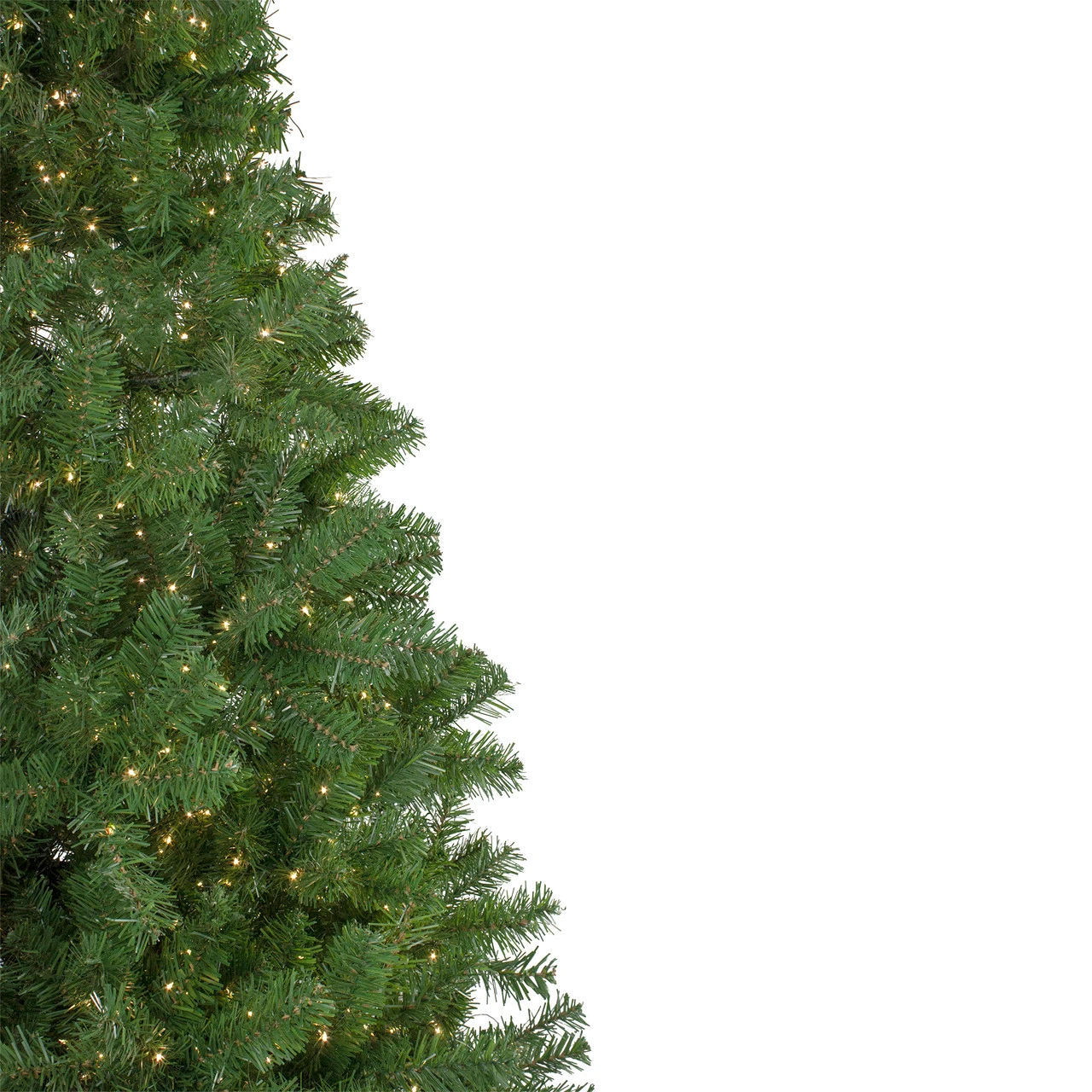 7.5' Pre-lit Medium Deer River Spruce LED Artificial Christmas Tree - Warm White Lights 7 7.5' Pre-lit Medium Deer River Spruce LED Artificial Christmas Tree - Warm White Lights - Image 5