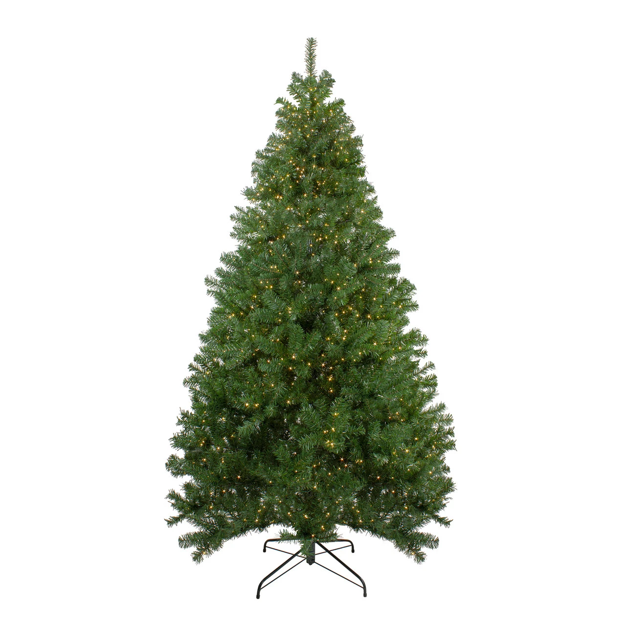 7.5' Pre-lit Medium Deer River Spruce LED Artificial Christmas Tree - Warm White Lights 3 7.5' Pre-lit Medium Deer River Spruce LED Artificial Christmas Tree - Warm White Lights