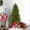 7.5’ Pre-Lit Mixed Winter Berry Pine Artificial Christmas Tree - Clear Lights -Beauty Wreaths Shop northlight z27676 25709.1667570036
