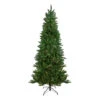 7' Pre-Lit Altoona Pine Slim Artificial Christmas Tree - Clear Lights