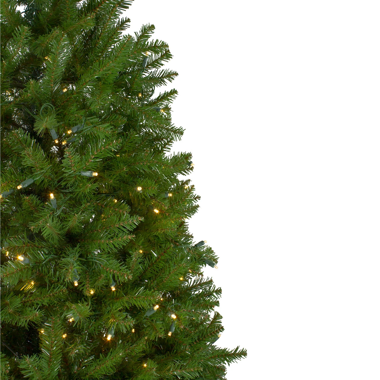 7.5' Pre-Lit Green Medium Northern Pine Artificial Christmas Tree - Warm Clear LED Lights 6 7.5' Pre-Lit Green Medium Northern Pine Artificial Christmas Tree - Warm Clear LED Lights - Image 4